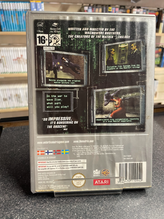 Enter The Matrix - Nintendo GameCube - Complete with Manual