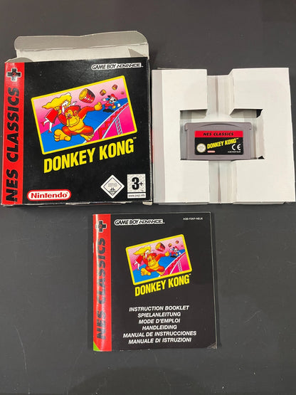 Donkey Kong - Nes Classics - Nintendo Game Boy Advance -Complete w/Manual