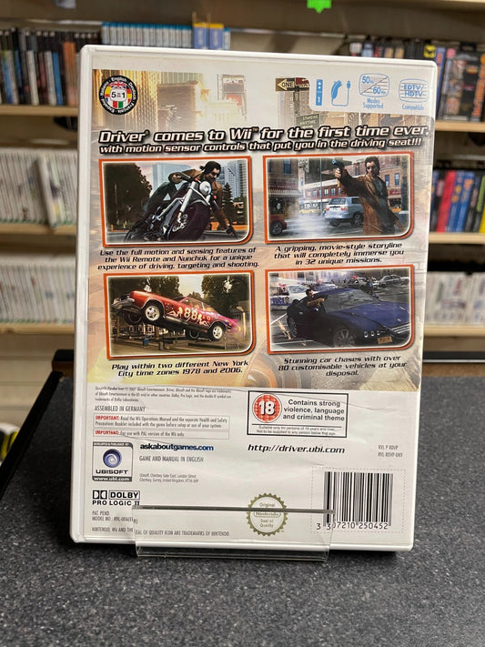Driver: Parallel Lines - Nintendo Wii - Complete with Manual