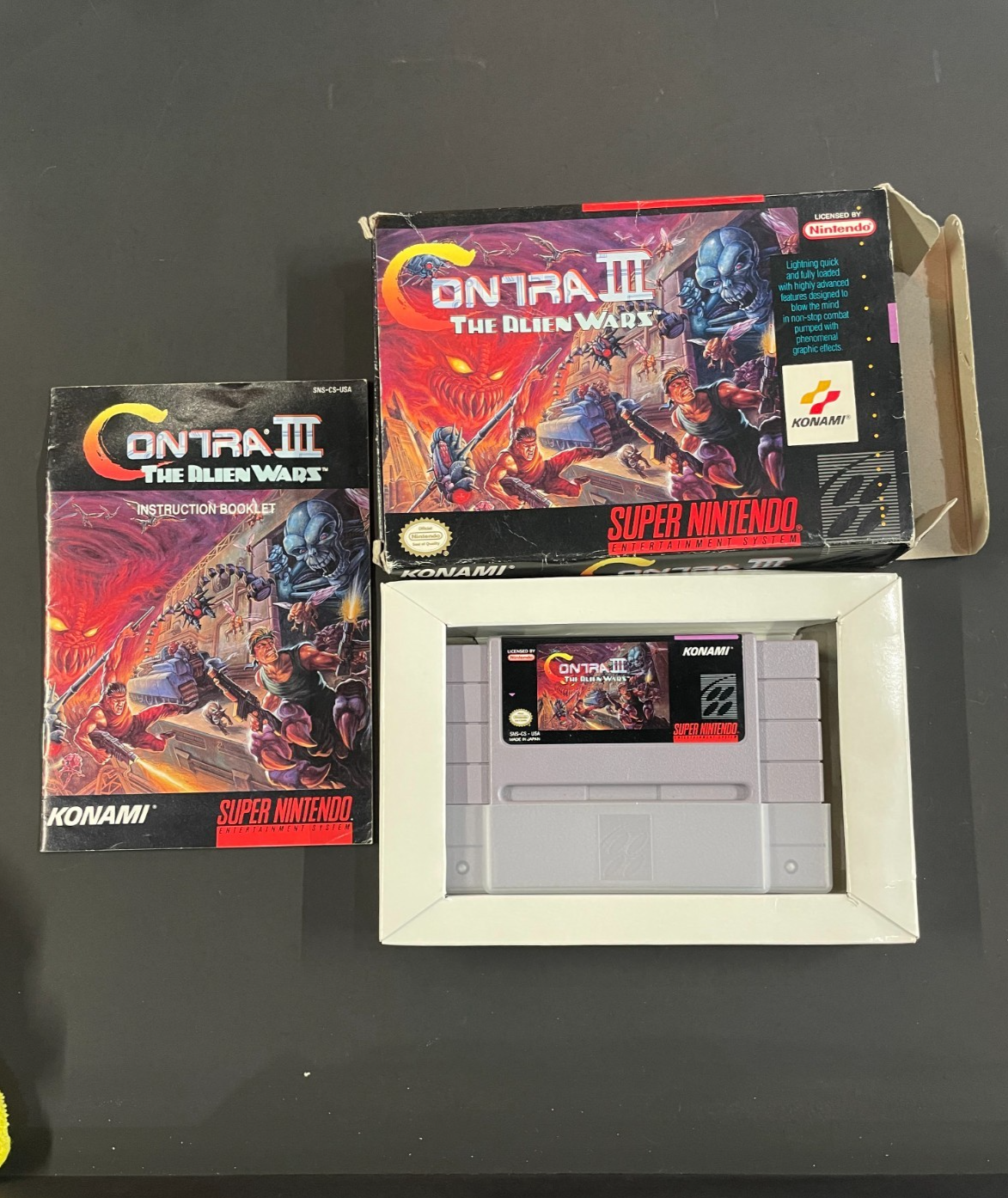 Contra III 3: The Alien Wars - Nintendo SNES - Boxed & Complete - USA