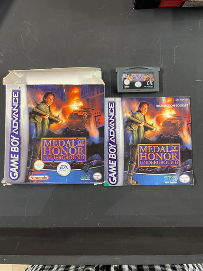 Medal of Honor Undeerground - Nintendo Game Boy Advance - Boxed with Manual
