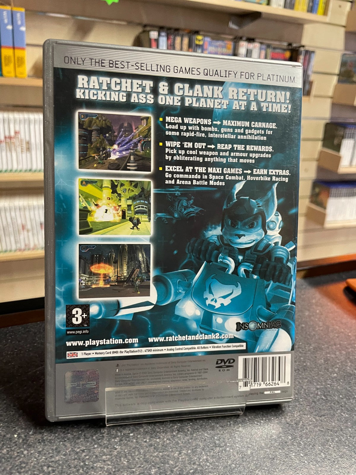 Ratchet & Clank 2 - Sony Playstation 2 PS2 - Boxed w/Manual