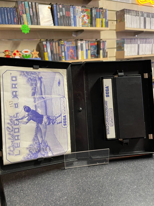 U.S Gold World Class  Leader Board - Sega Master System - Boxed with Manual