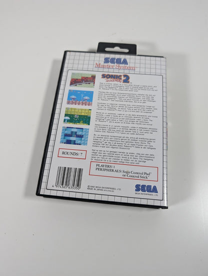 Sonic The Hedgehog 2 - Sega Master System - Boxed & Complete