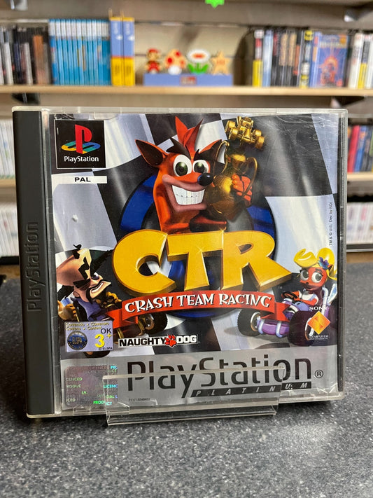 CTR: Crash Team Racing - Sony Playstation One PS1 - Boxed with Manual