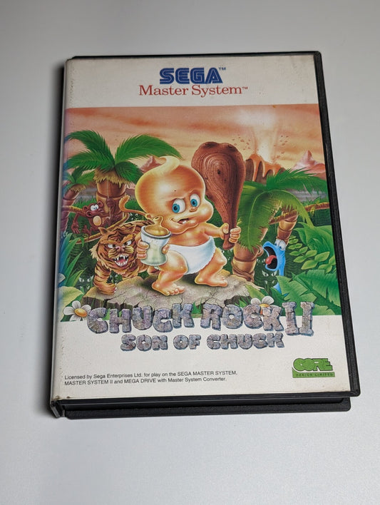 Chuck Rock II 2 - Son of Chuck - Sega Master System - Boxed & Complete
