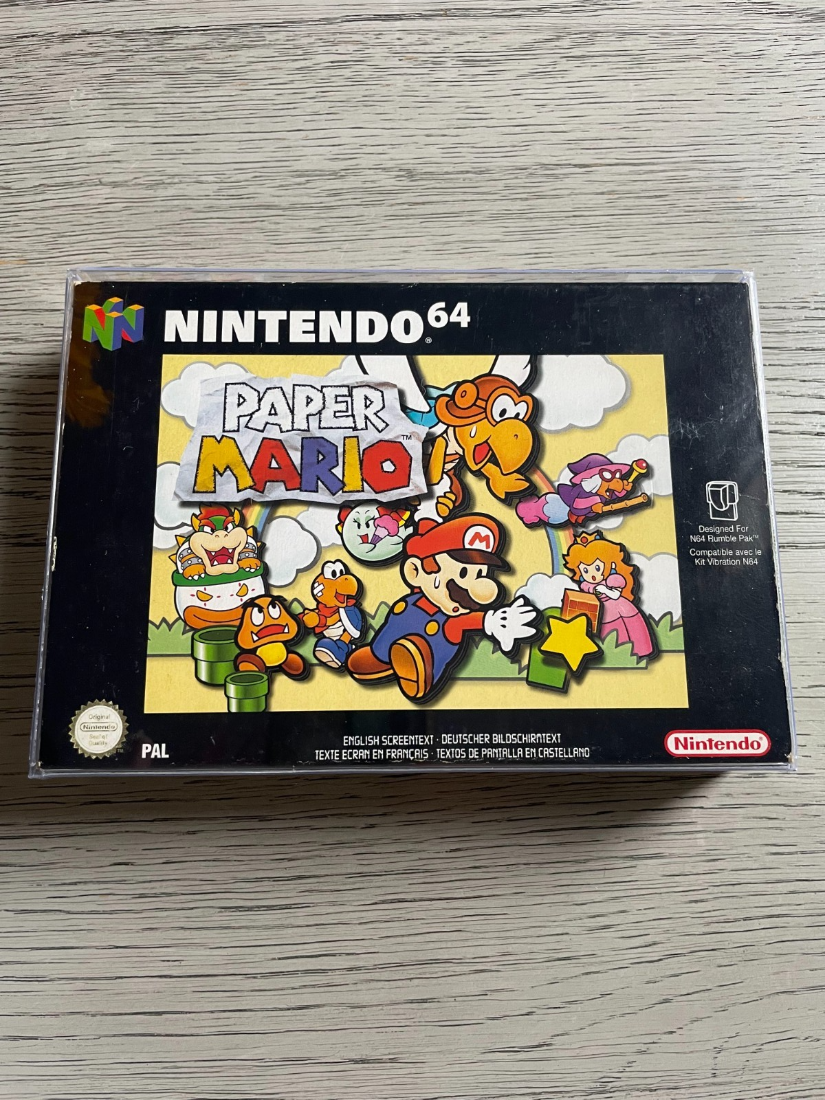 Paper Mario - Nintendo 64 N64 - Boxed & Complete VGC