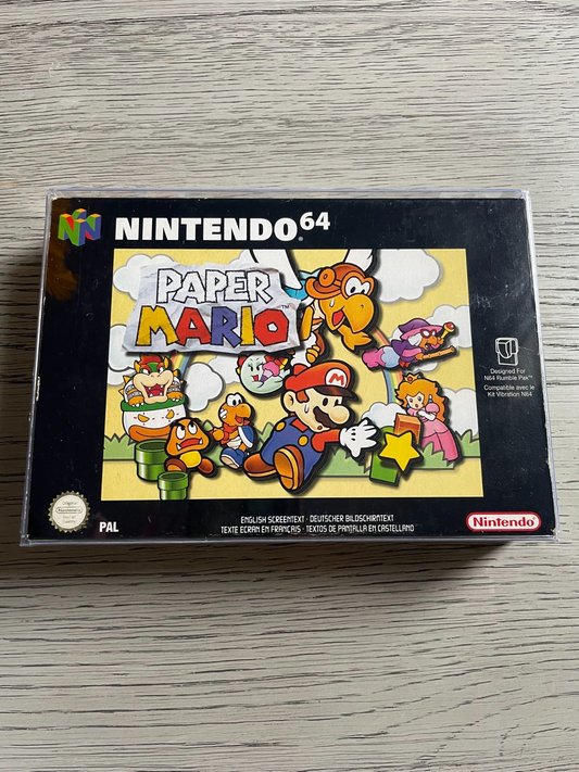 Paper Mario - Nintendo 64 N64 - Boxed & Complete VGC