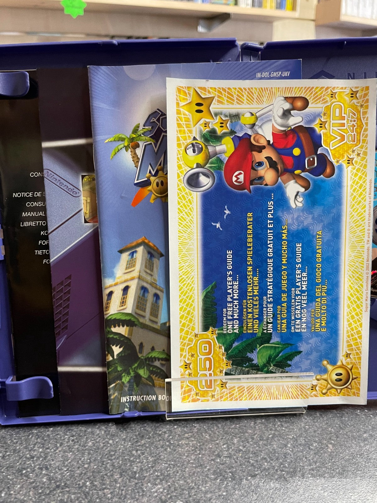 Super Mario Sunshine - Nintendo Gamecube -Boxed with Manual