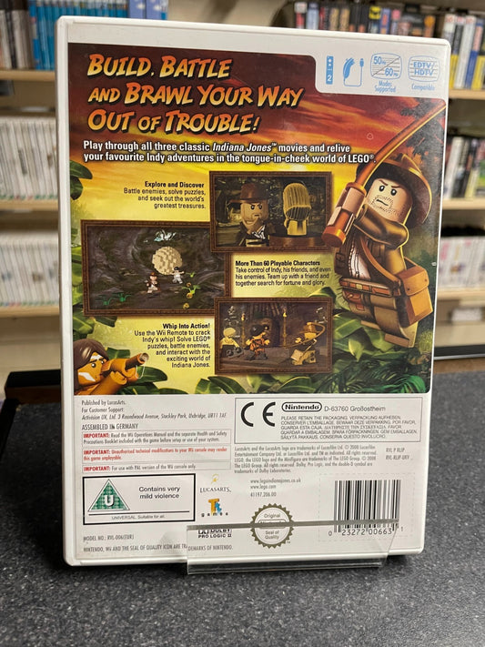 LEGO Indiana Jones  The Original Adventure - Nintendo Wii - Boxed with Manual