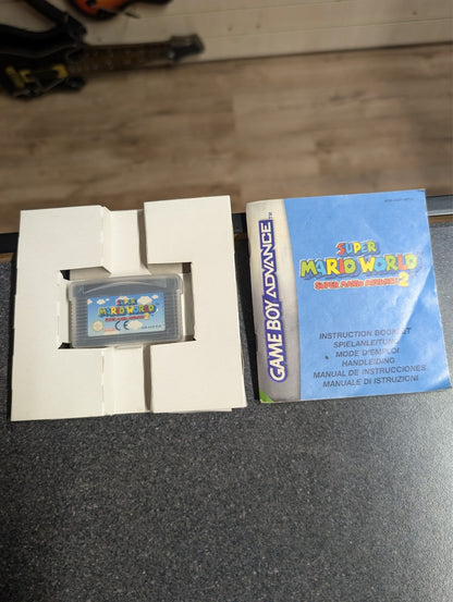 Super Mario World - Super Mario Advance 2 - Nintendo Gameboy Advance GBA - CIB