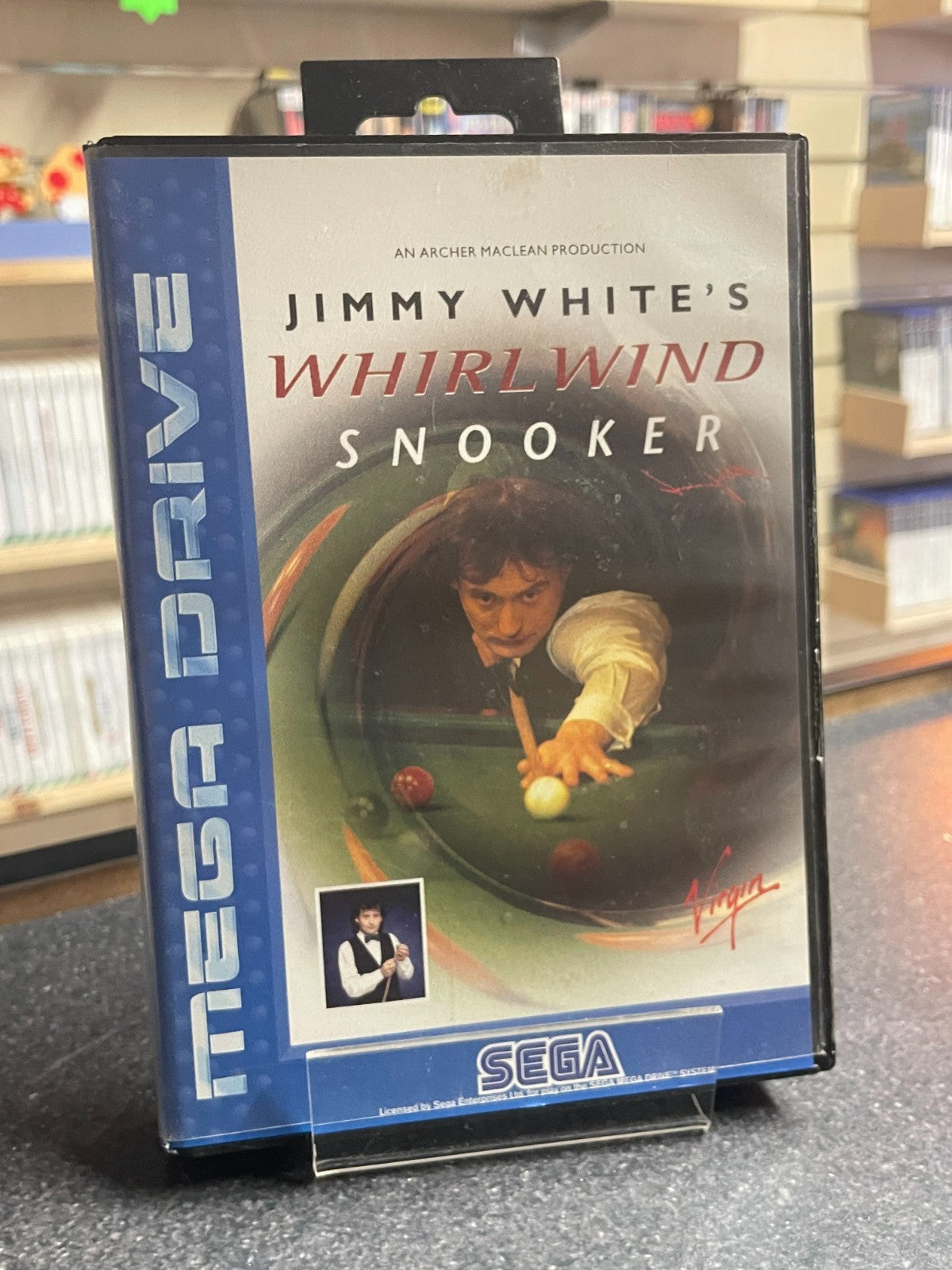 Jimmy White's Whirl Wind Snooker - SEGA Mega Drive - Boxed no Manual