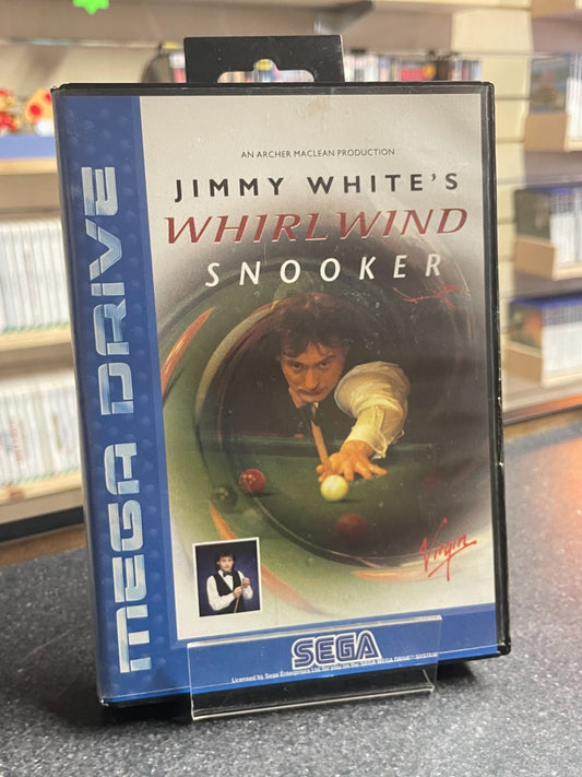 Jimmy White's Whirl Wind Snooker - SEGA Mega Drive - Boxed no Manual
