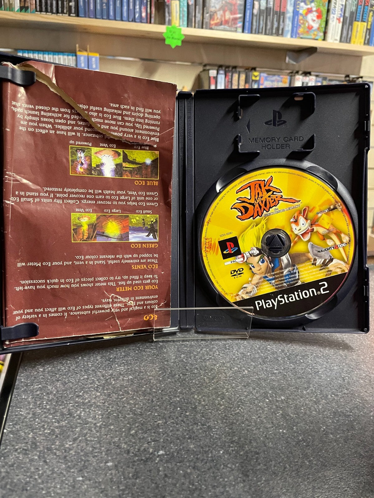Jak and Daxter: The Precursor Legacy - Sony Playstation 2 PS2 - Boxed w/Manual