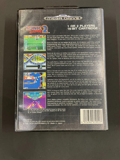 Sonic the Hedgehog 2 - SEGA Mega Drive  - Boxed with Manual