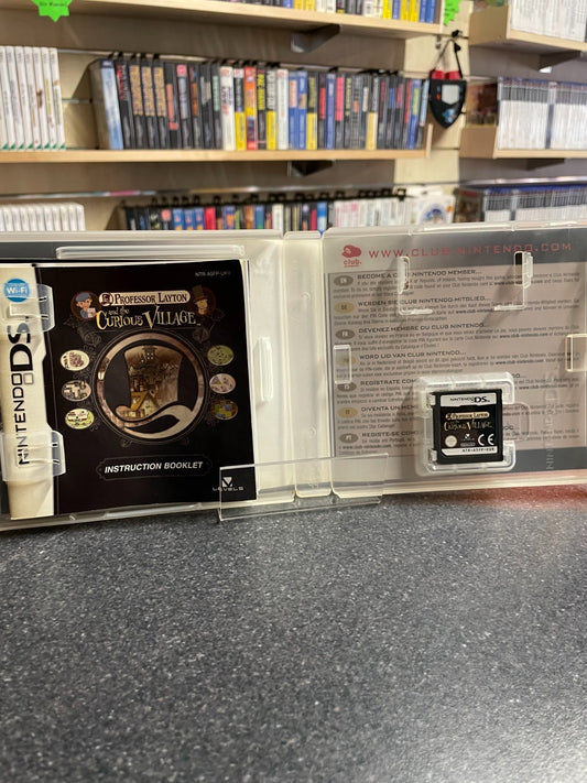 Professor Layton and the Curious Village - Nintendo DS - Boxed with Manual