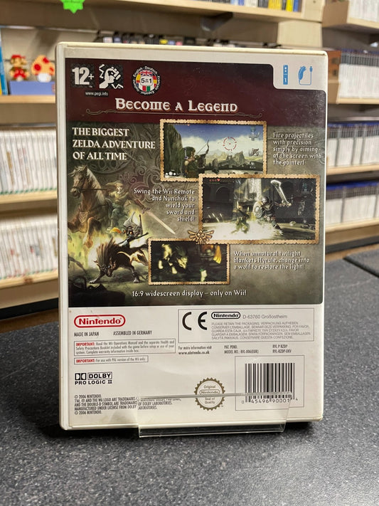 The Legend of Zelda: Twighlight Princess - Nintendo Wii  - Boxed with Manual