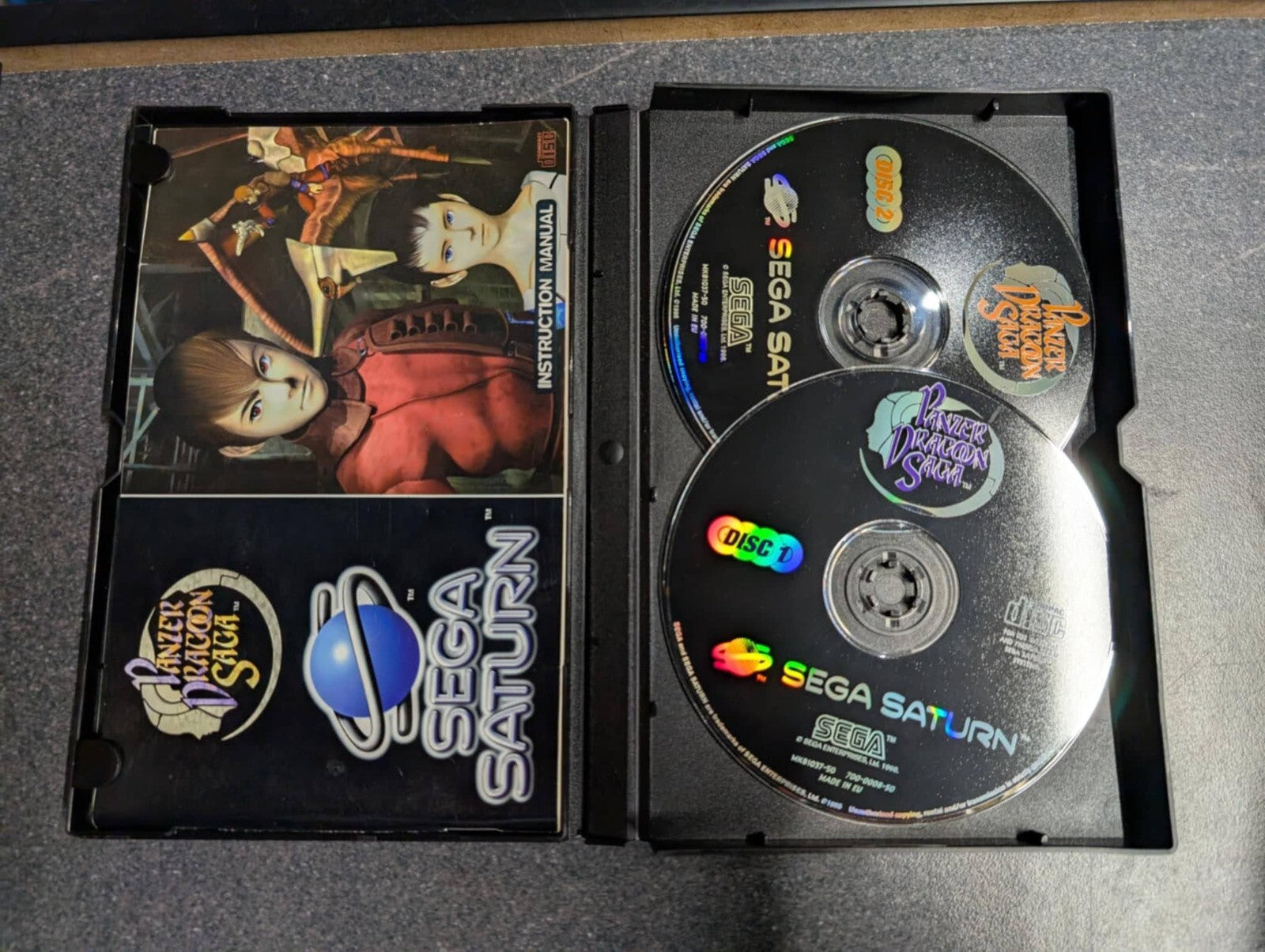 Panzer Dragoon Saga - Sega Saturn - Boxed with Manual - No Card Sleeve
