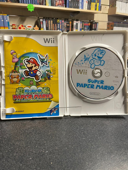 Super Paper Mario - Nintendo Wii  - Boxed with Manual