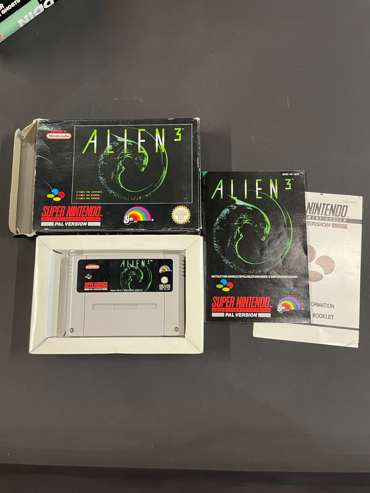 Alien 3 - Nintendo SNES - Boxed with Manual