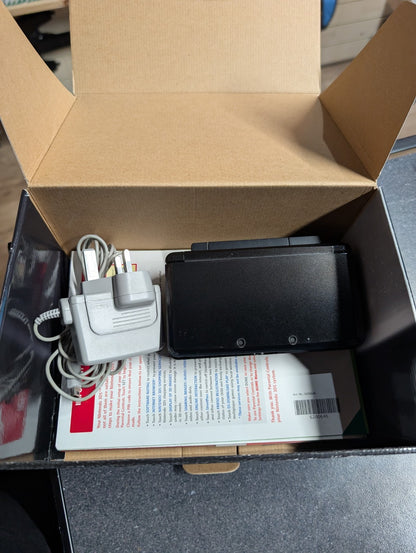 Nintendo 3DS - Black - Boxed No Cardboard Inserts