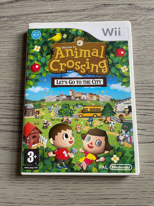 Animal Crossing: Lets go to the City - Nintendo Wii - Complete with Manual VGC