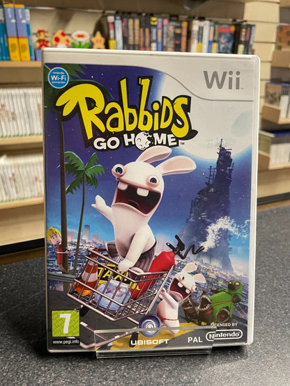 Rabbids: Go Home - Nintendo Wii  - Boxed with Manual