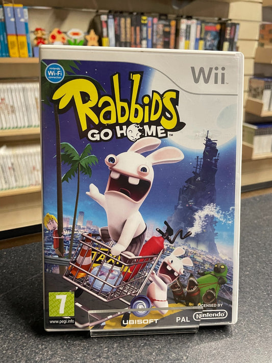 Rabbids: Go Home - Nintendo Wii  - Boxed with Manual