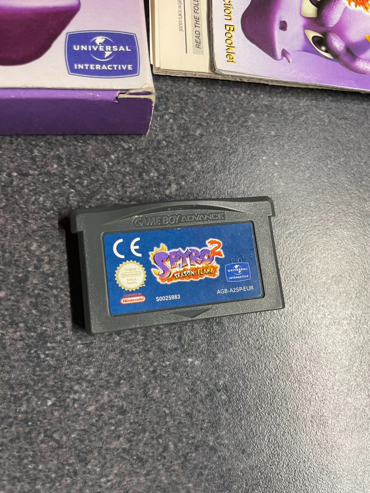 Spyro 2 Season of Flame - Nintendo GameBoy Advance - Boxed with Manual