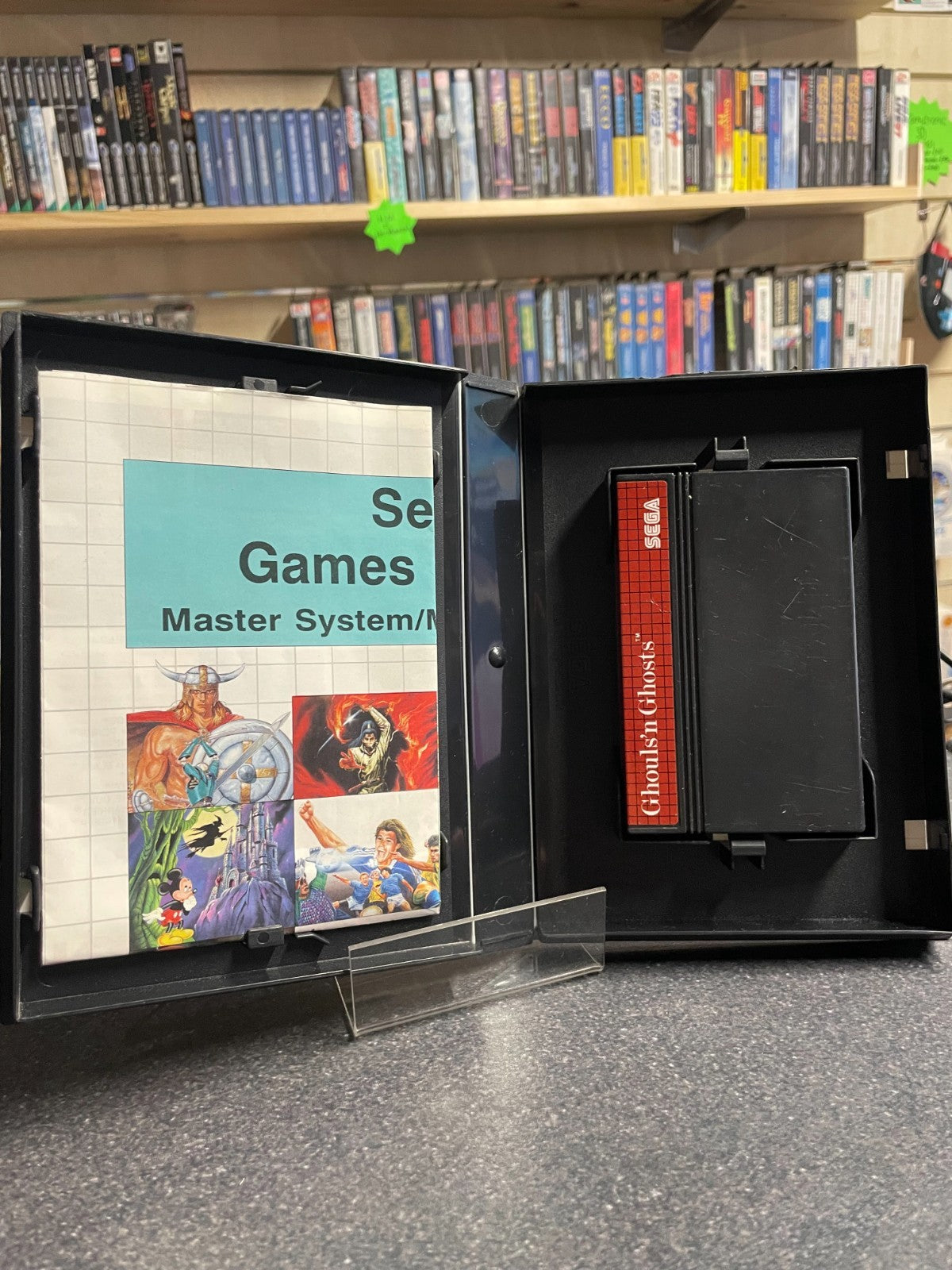 Ghouls 'N Ghosts - Sega Master System - Boxed no Manual + Poster