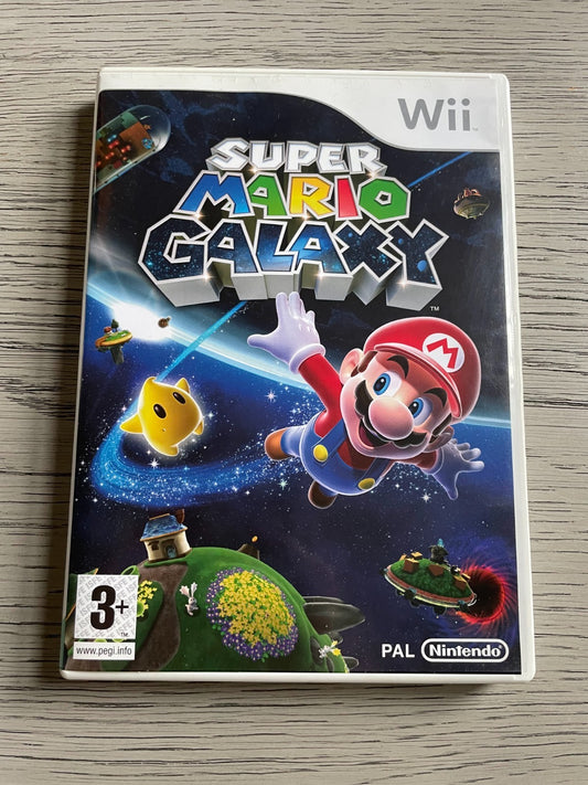 Super Mario Galaxy - Nintendo Wii - Complete with Manual