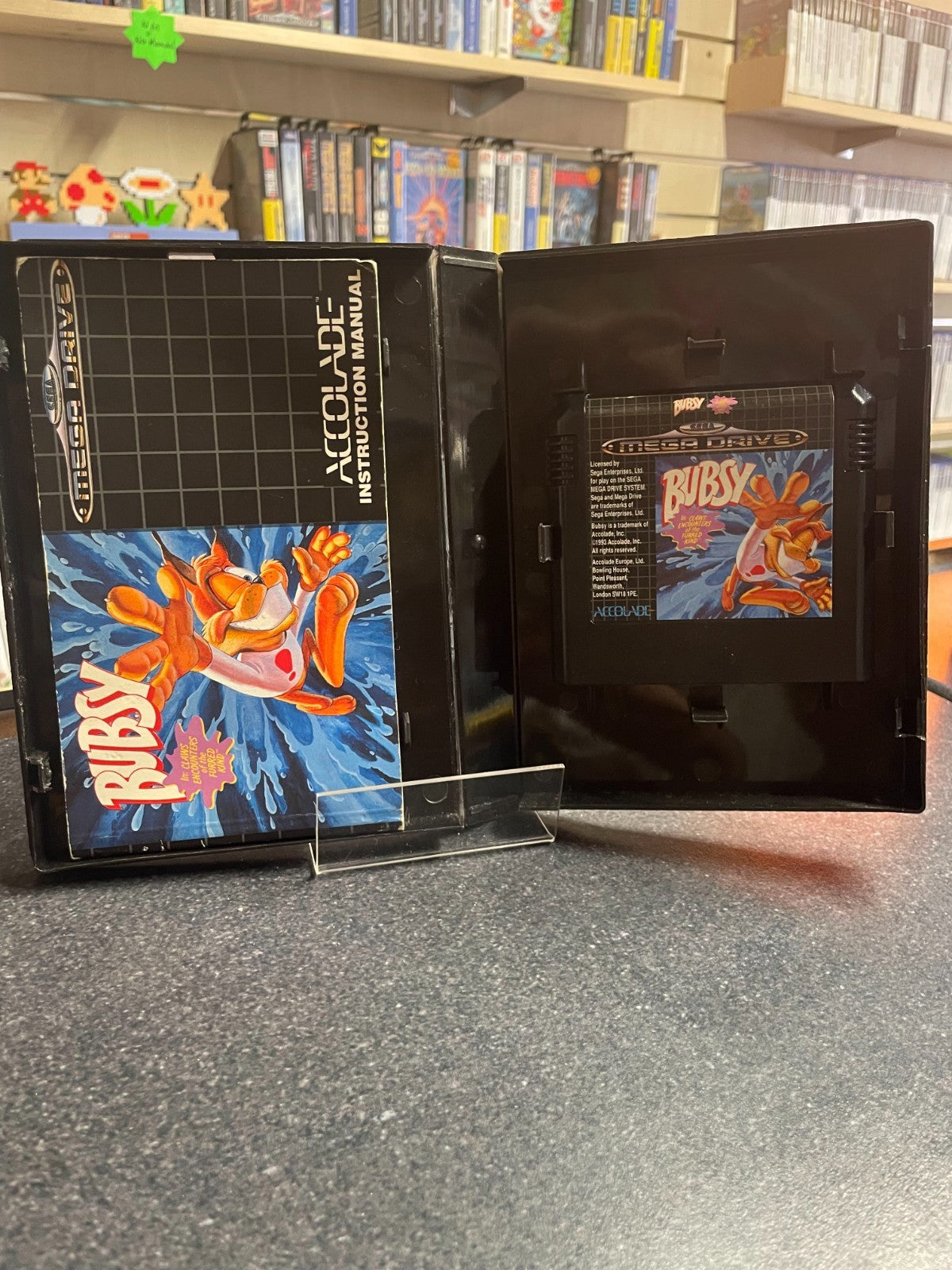 Bubsy - SEGA Mega Drive - Boxed wtih Manual