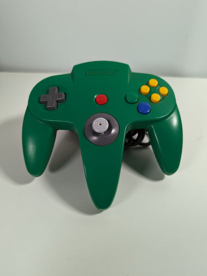 Nintendo 64 N64 Green Controller - Boxed - Tested VGC
