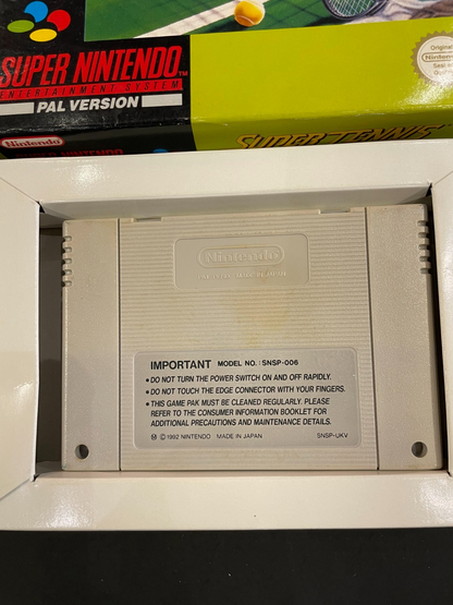 Super Tennis - Nintendo SNES - Boxed & Complete