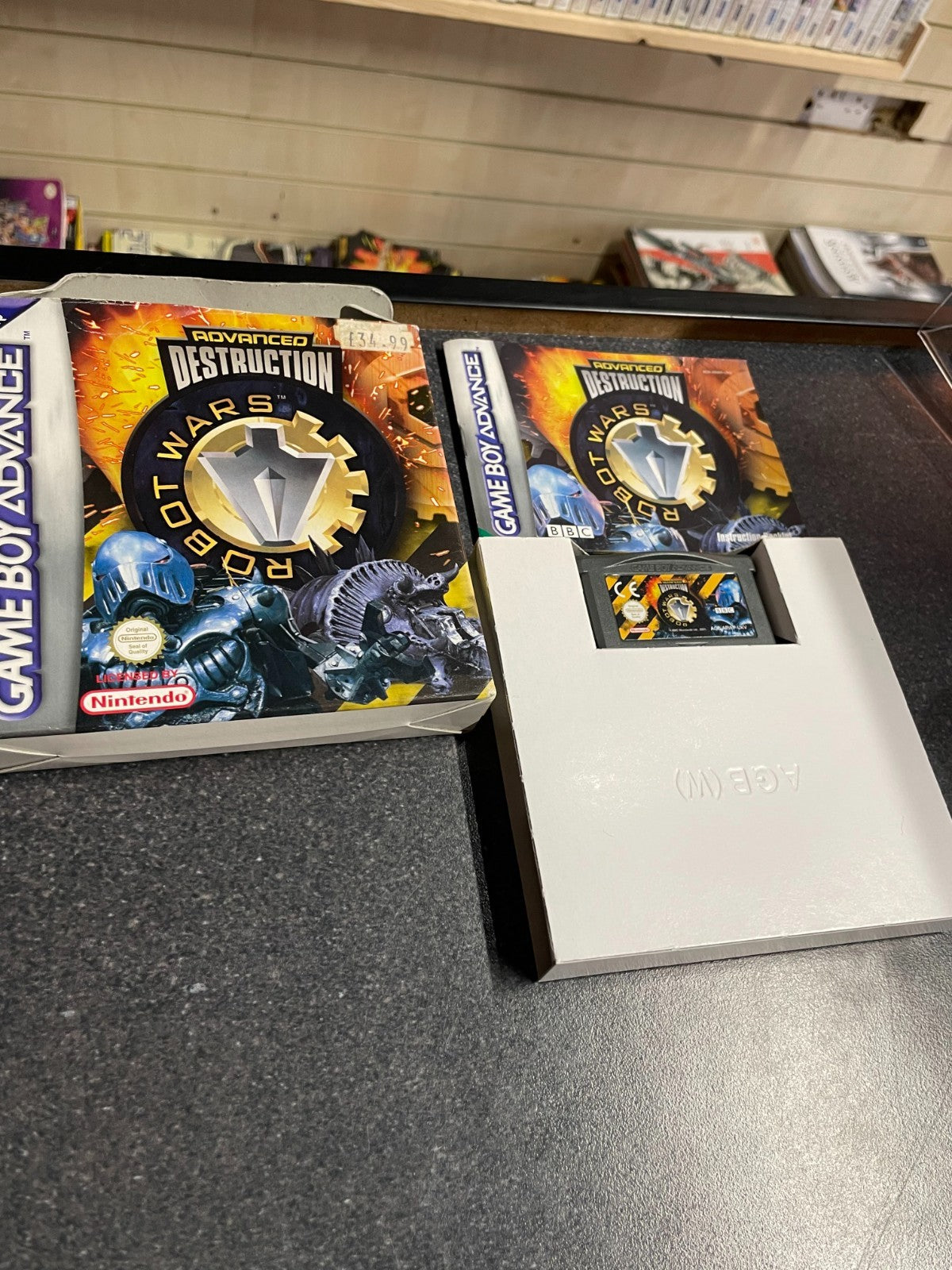 Robot Wars: Advanced Destruction - GameBoy Advance - Boxed with Manual