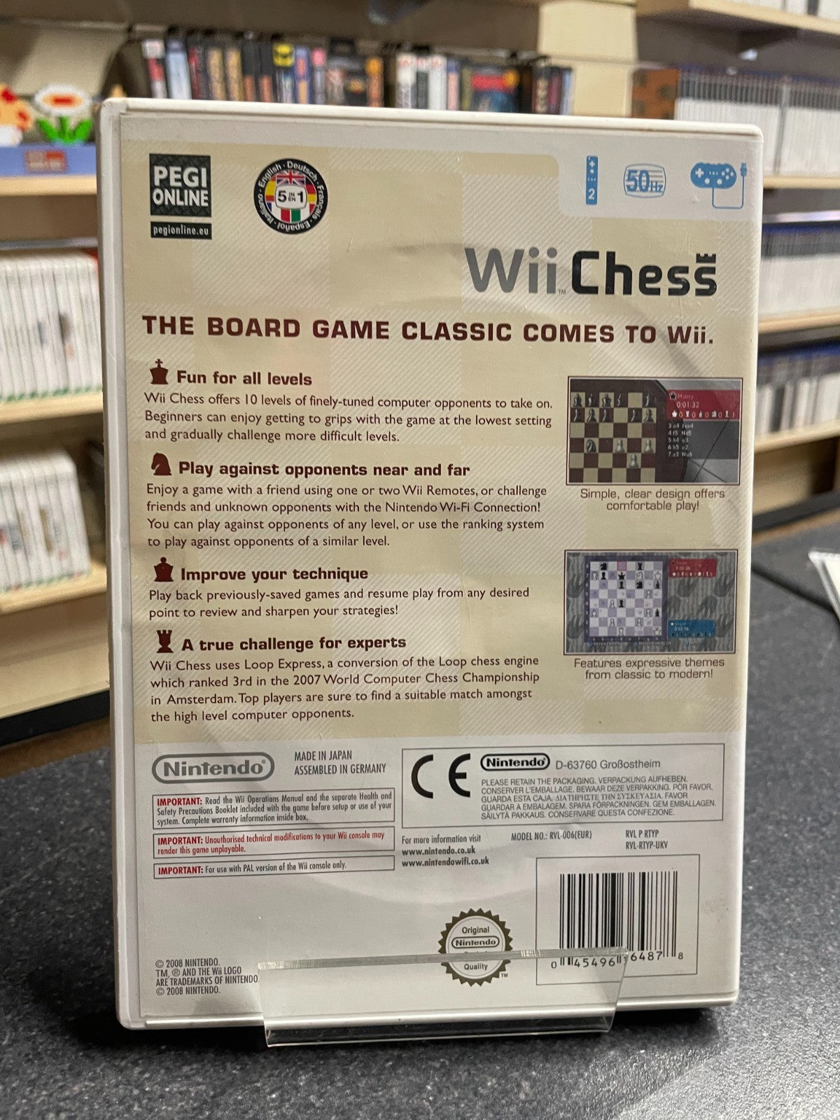 Wii Chess - Nintendo Wii  - Boxed