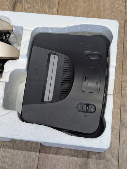 Nintendo N64 Console - Gold Controller - Boxed