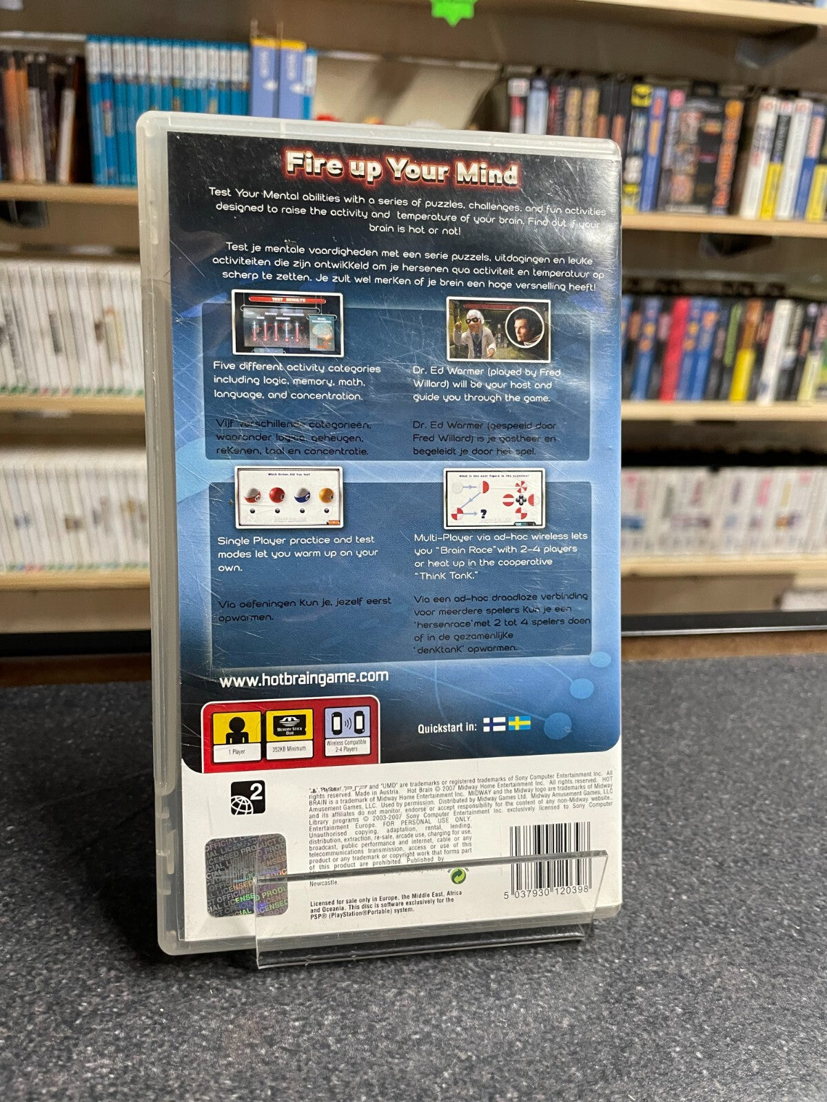 Hot Brain - Sony - PSP - Complete with Manual