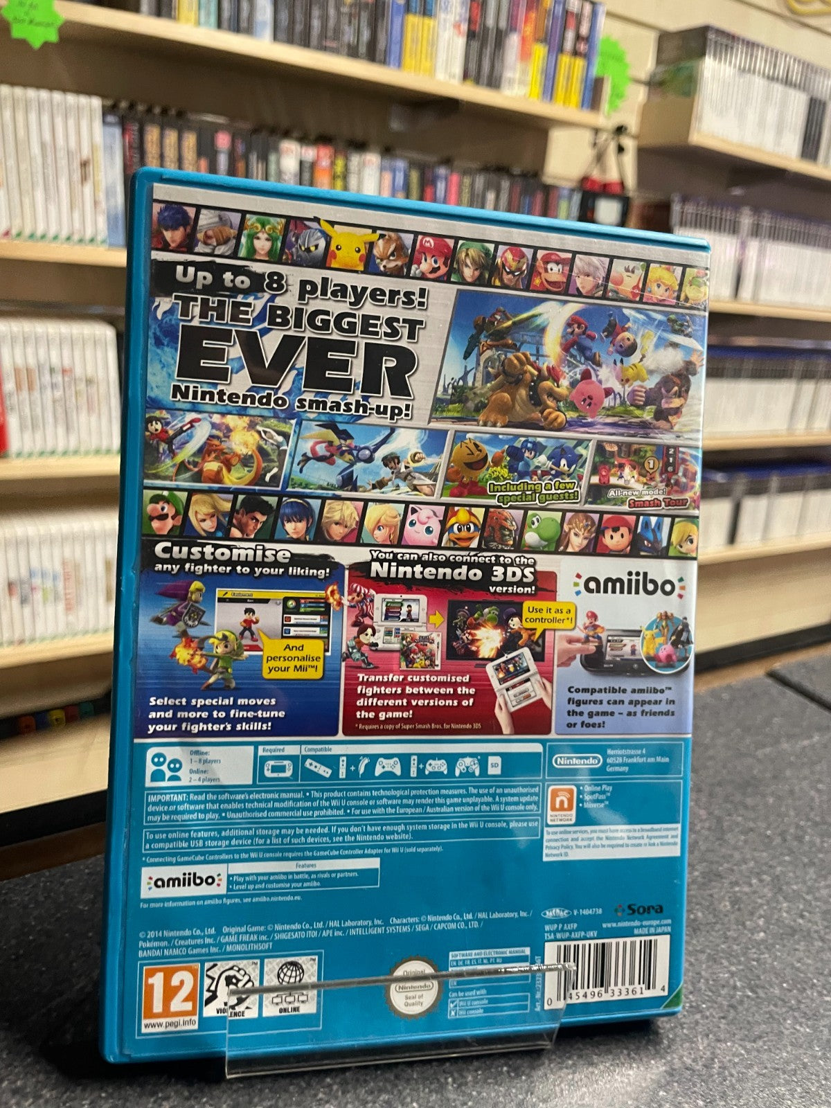 Super Smash Bros for Wii U - Nintendo Wii.U - Boxed no Manual