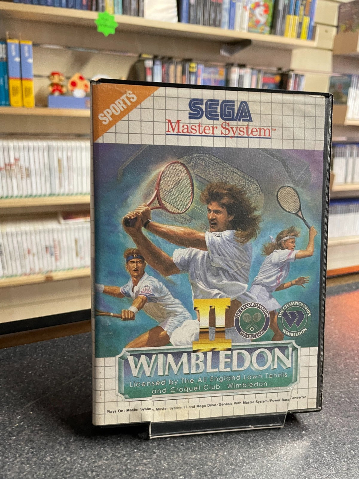 Wimbledon 2 - Sega Master System - Boxed with Manual