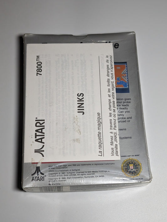 Jinks - Atari 7800 - Brand New & Sealed 