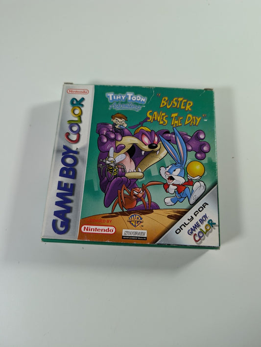 Tiny Toons Adventures - Buster Saves The Day - Nintendo Gameboy Colour - Boxed