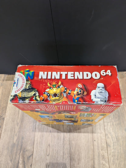 Nintendo N64 Console - Gold Controller - Boxed