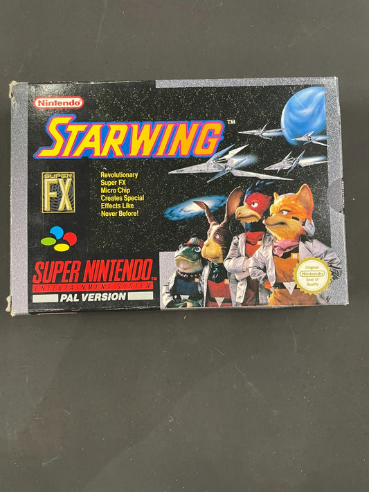 Starwing  - Nintendo SNES  - Boxed with Manual + Poster
