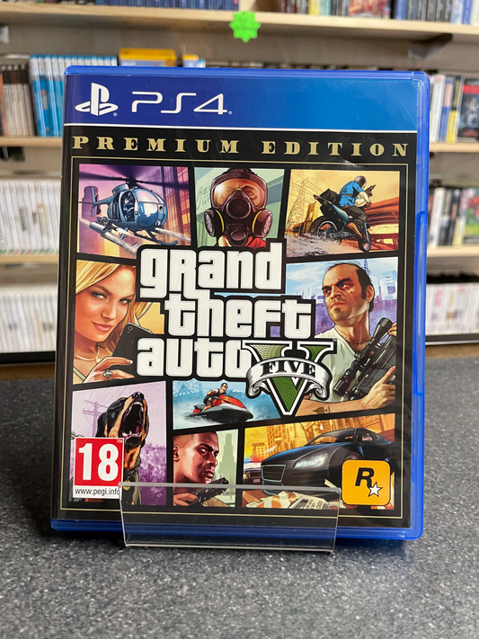 Grand Theft Auto V Five: Premium Edition - PlayStation 4 PS4 - Boxed with Manual