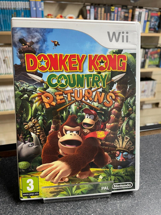 Donkey Kong Country Returns - Nintendo Wii - Complete with Manual