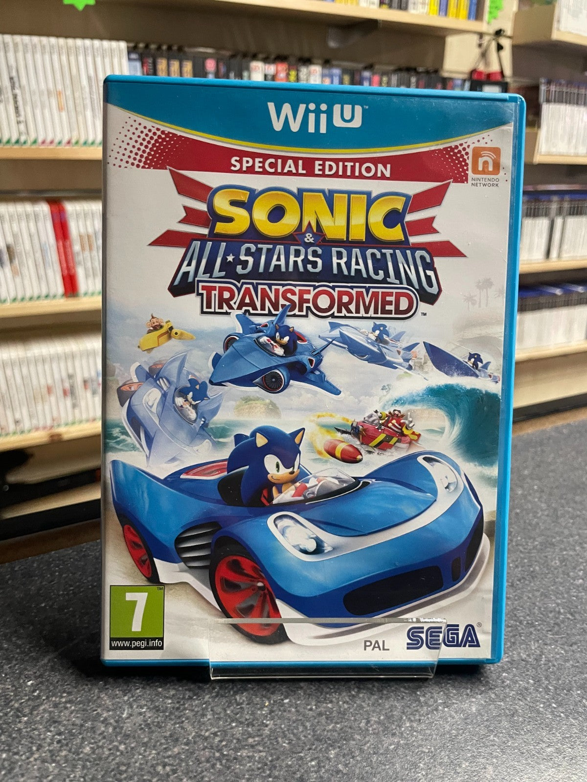 Sonic All Stars Racing Transformed - Nintendo Wii.U - Boxed no Manual