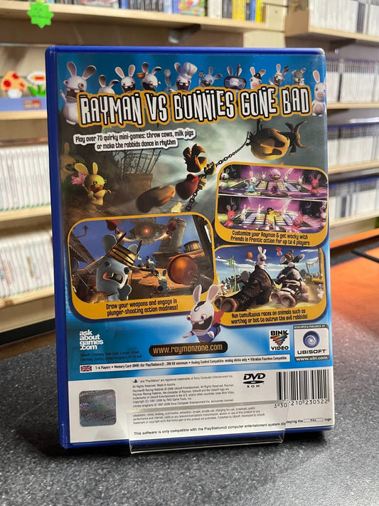 Rayman Raving Rabbids - Sony - Playstation 2 PS2 - Complete with Manual