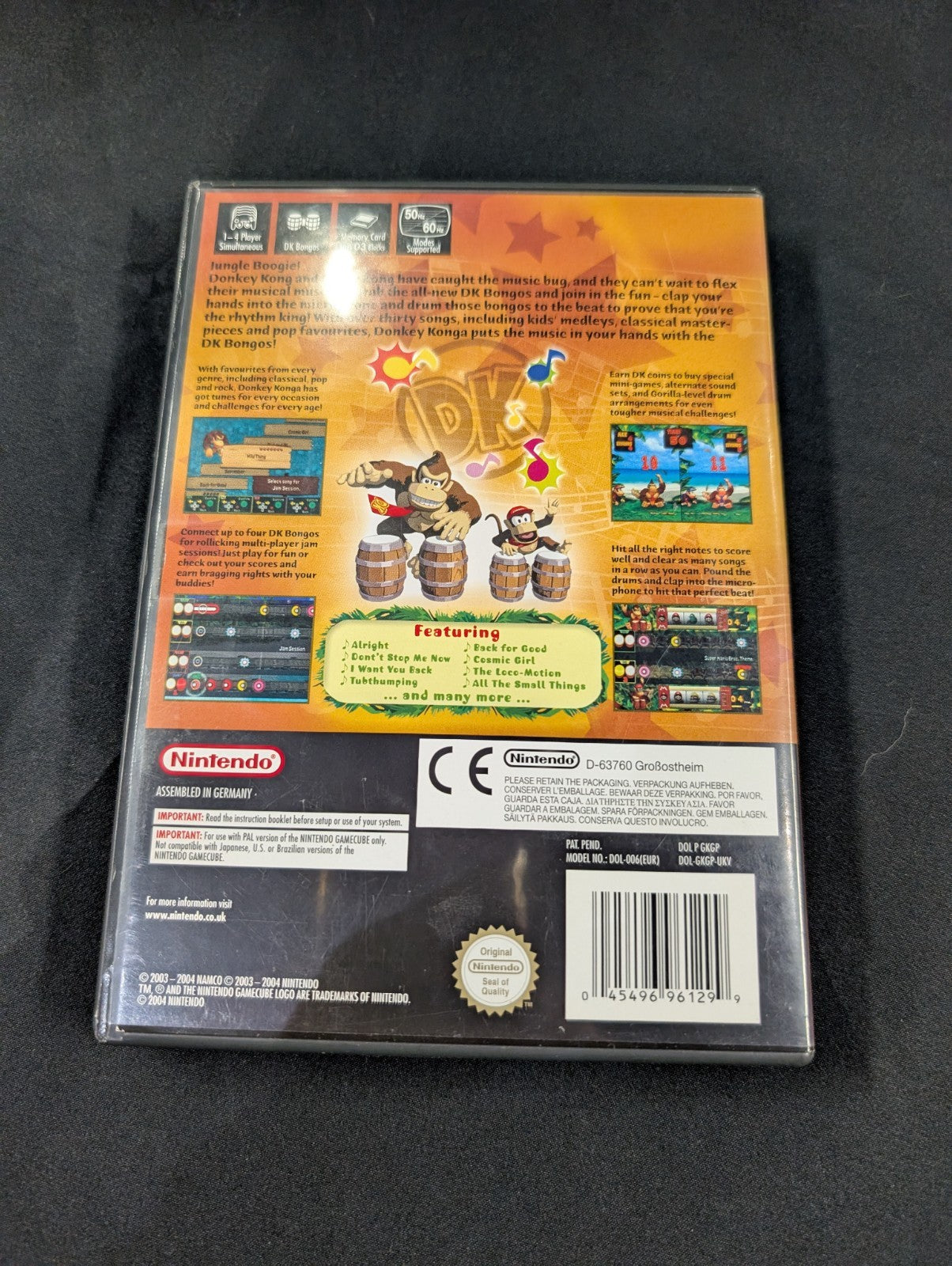 Donkey Konga Bongos & Game - Nintendo Gamecube - Tested