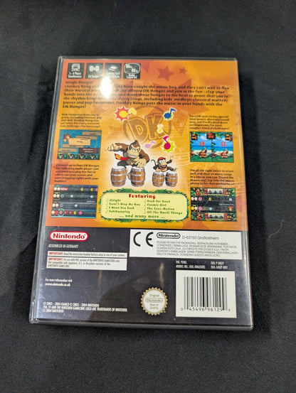 Donkey Konga Bongos & Game - Nintendo Gamecube - Tested